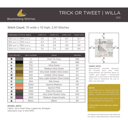 Trick or Tweet | Willa